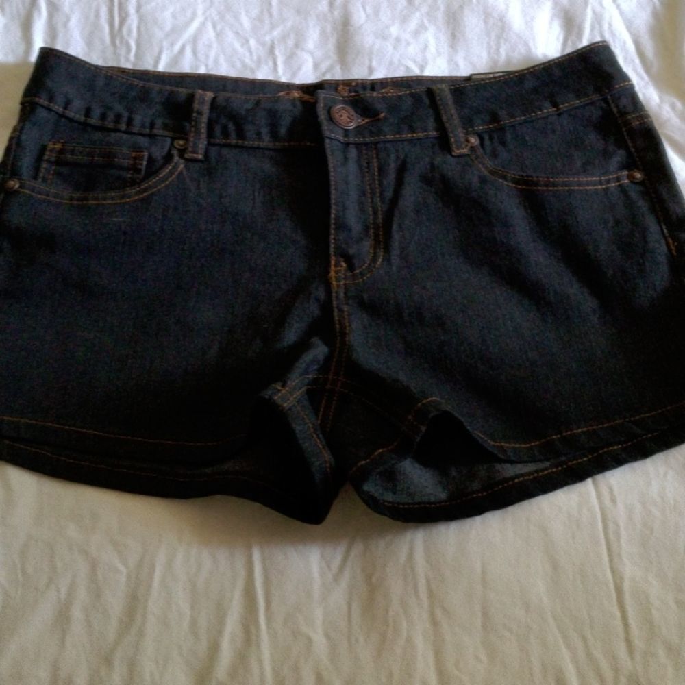 Wax Jean Dark Blue Women's Jean Shorts